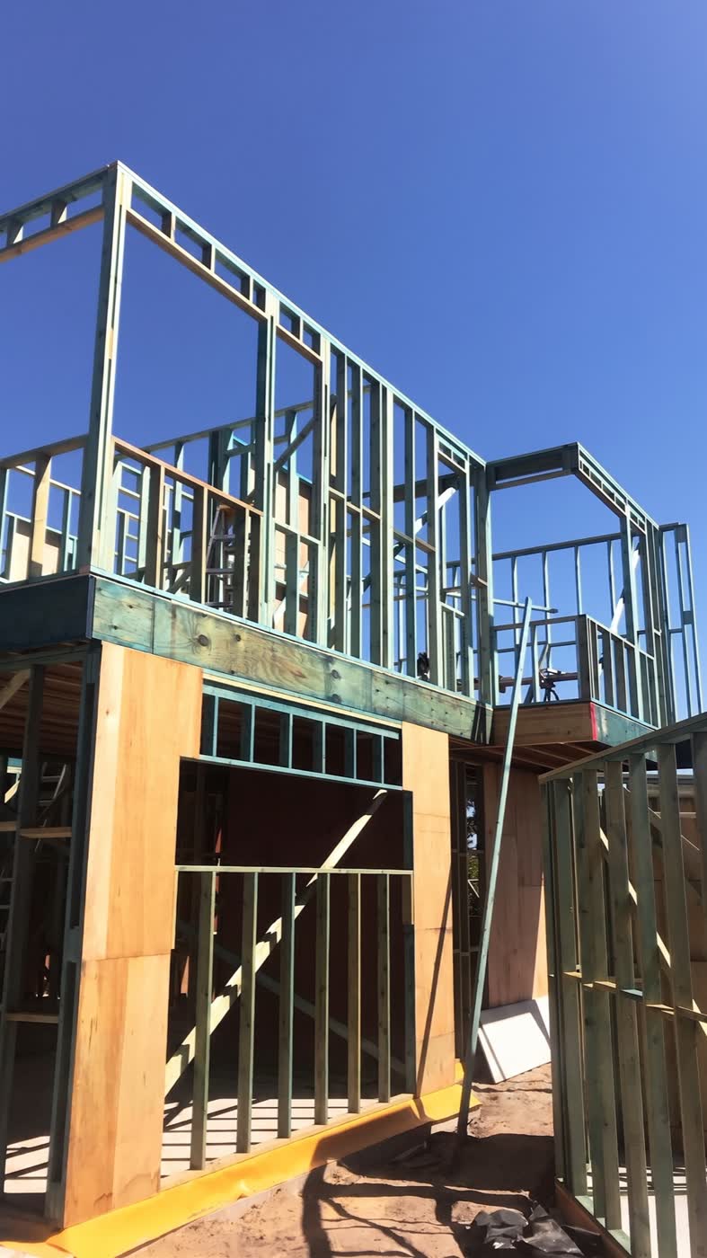 new build - Banksia — structural framing by HAWK Projects