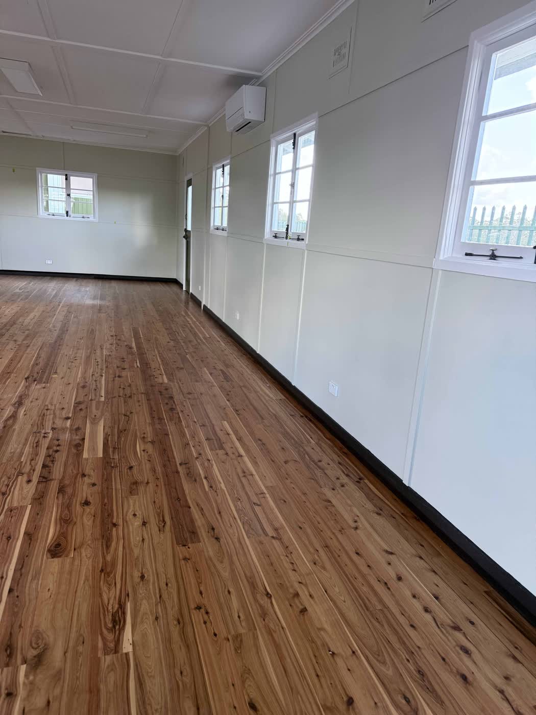cedar flooring conservation work - Bardia military barracks — finish carpentry & fit-out by HAWK Projects
